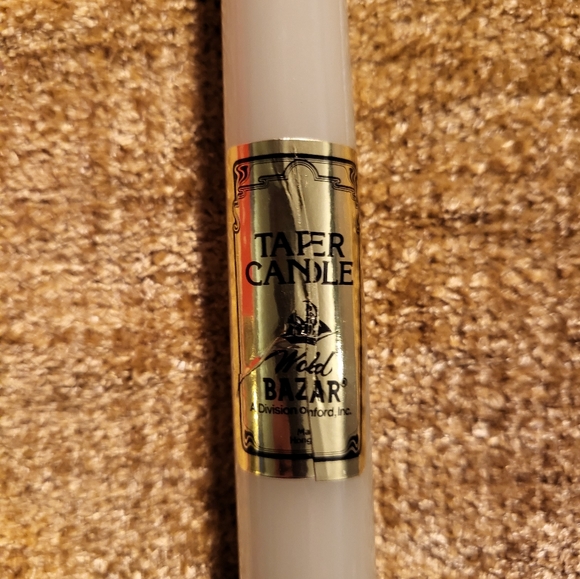 Vintage World Bazaar 8 Smokeless Dripless Taper Candles 10 in. Sealed! - Picture 3 of 3